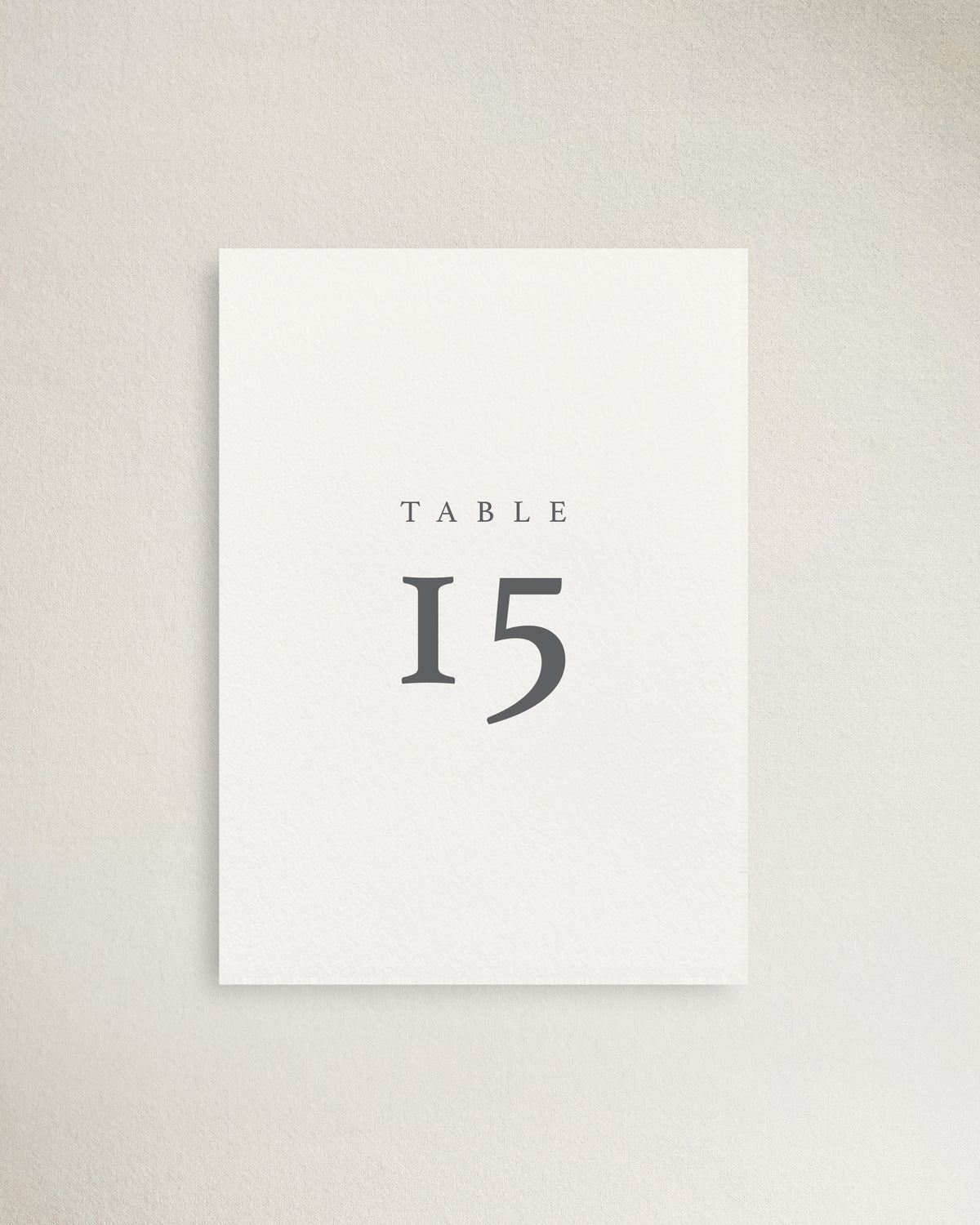 Numéros de table